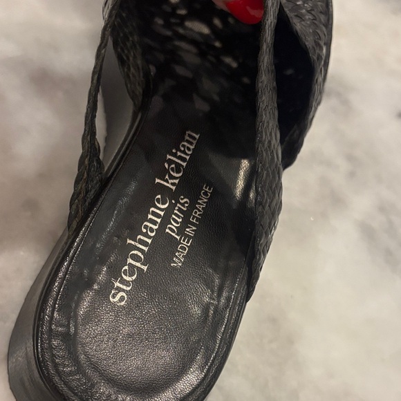 Stephane Kelian Black Platform Sandals - Picture 6 of 6